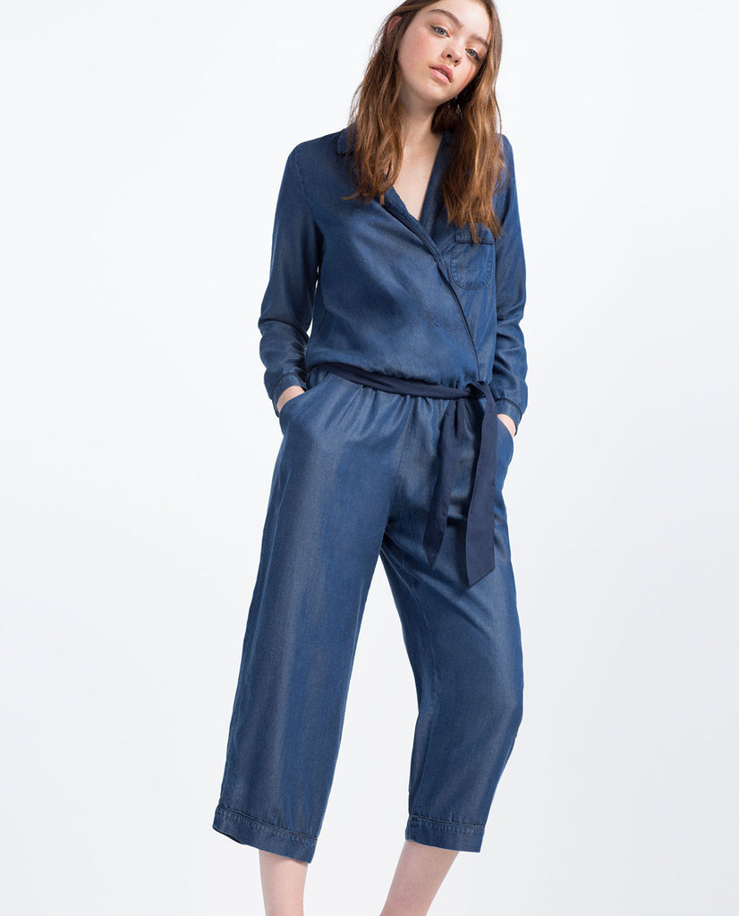 PAJAMA-STYLE JUMPSUIT