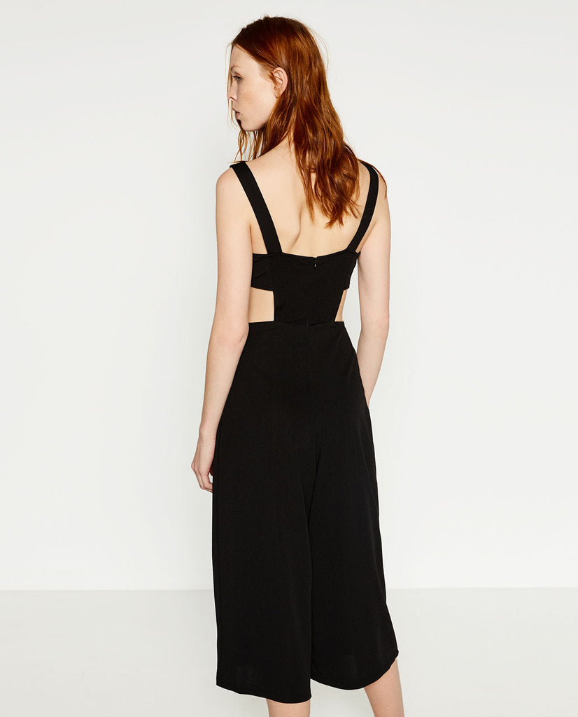 CUT-OUT STRAPPY JUMPSUIT