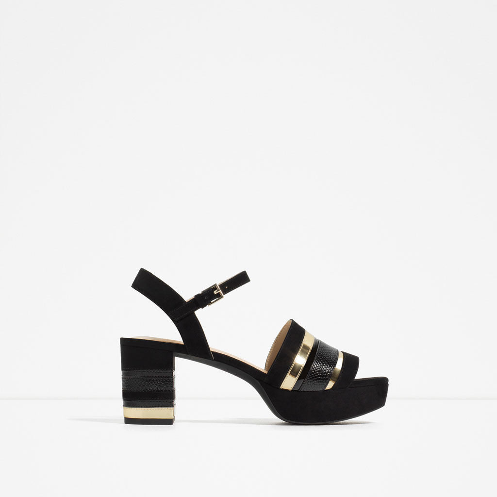 GOLDEN STRAPS SANDALS