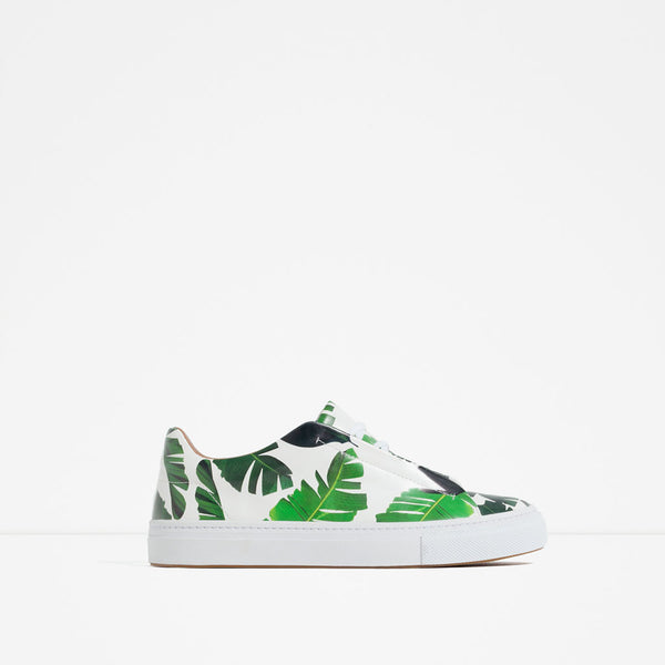 PALM TREE PRINT SNEAKERS