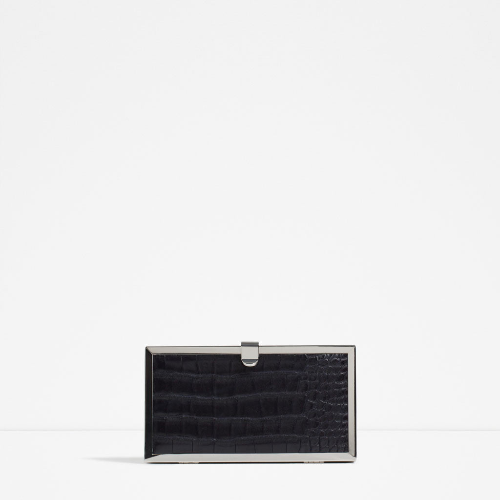 EMBOSSED MINAUDIERE