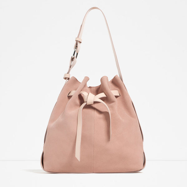 LEATHER BAG WITH KNOT