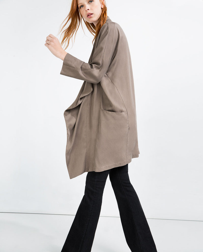 FLOWING TRENCH COAT