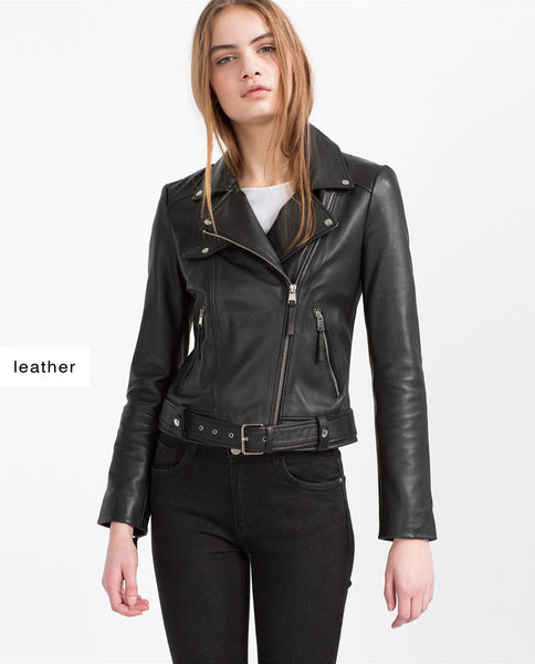 BASIC LEATHER JACKET