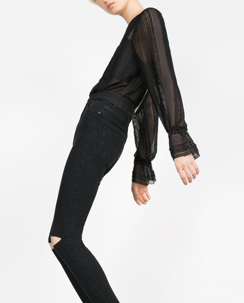 HIGH WAIST SKINNY JEANS