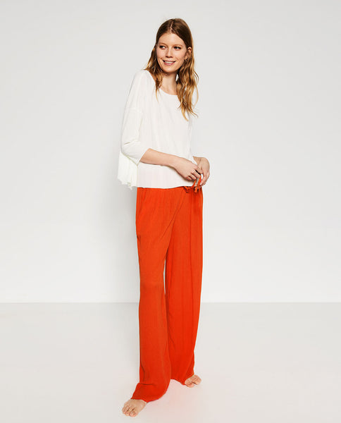 FLOWING PALAZZO TROUSERS