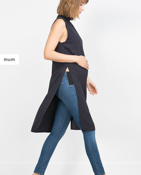 FADED MATERNITY JEANS